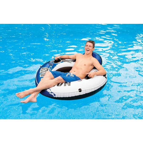 Details about   Intex River Run 1 Person Inflatable Floating Tube Lake/Pool/Ocean Raft 7 Pack