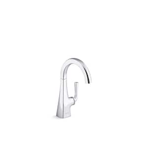 Graze Single Handle Beverage Faucet in Polished Chrome