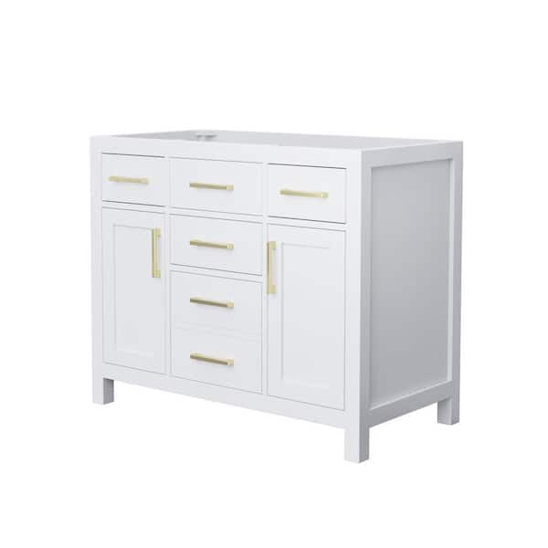 Beckett 41 in. Bath Vanity Cabinet without Top in White