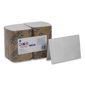 6.5 in. x 9.875 in. White 2-Ply Interfold Napkin Refills (500 Per Pack, 6-Packs/Carton)