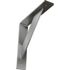 10 in. x 2 in. x 10 in. Stainless Steel Unfinished Metal Traditional Bracket