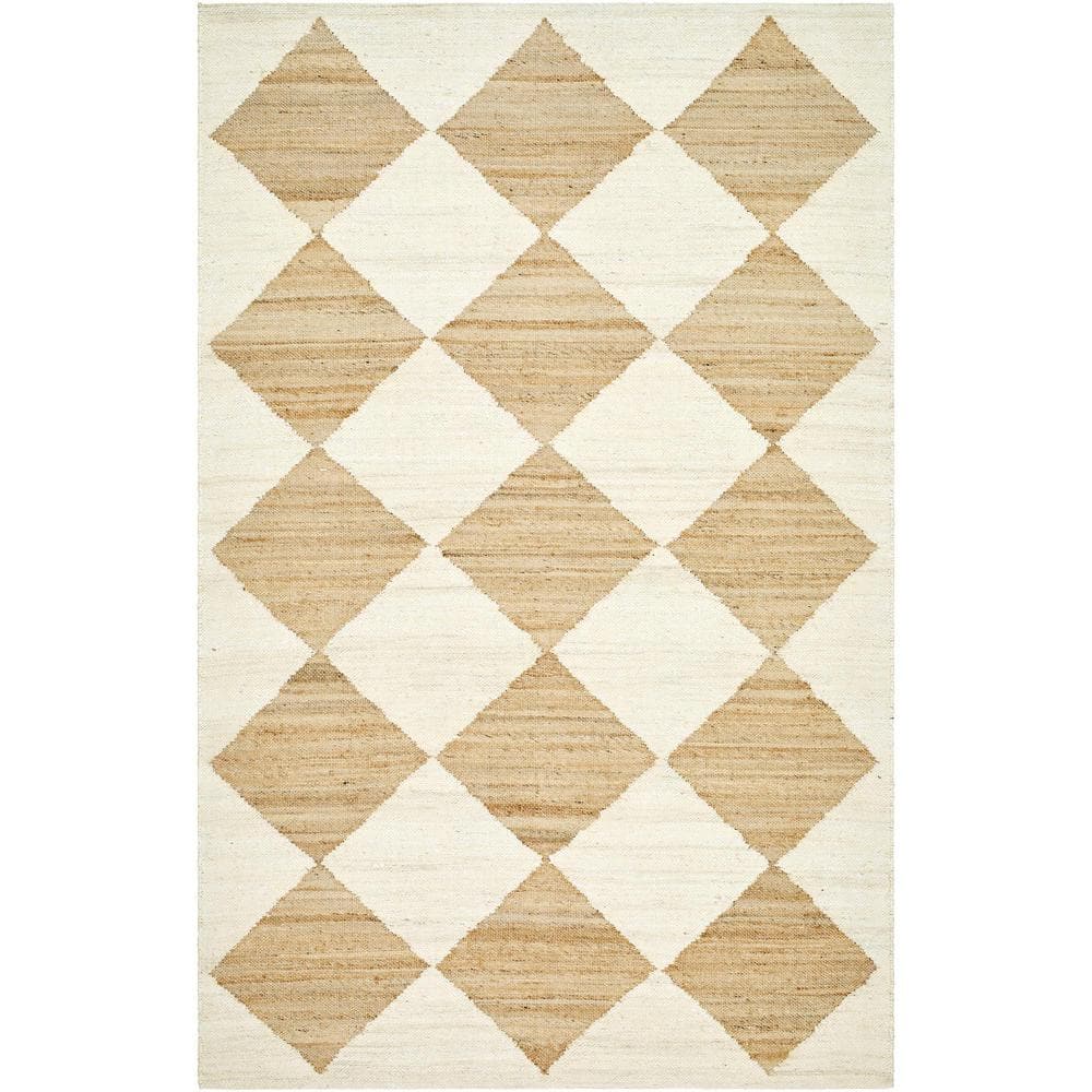 Livabliss Vivir Antho  Wheat Modern 8 ft. x 10 ft. Indoor Area Rug