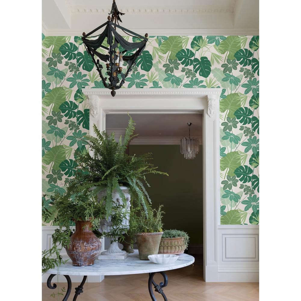 Medellin Green Rainforest Non-Woven Wallpaper Roll