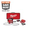 M18 Cordless Grease Gun 2-Speed with (1) 1.5Ah Batteries, Charger, Tool Bag
