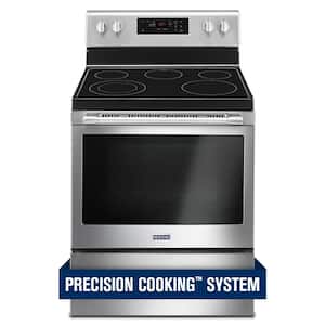 5.3 cu. ft. Electric Range with Shatter-Resistant Cooktop in Fingerprint Resistant Stainless Steel