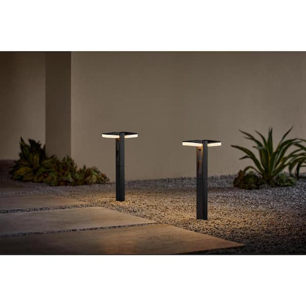 Smart Low Voltage Black Plug-in Integrated LED RGB Landscape Light Kit with Transformer Powered by Hubspace 2-Pack