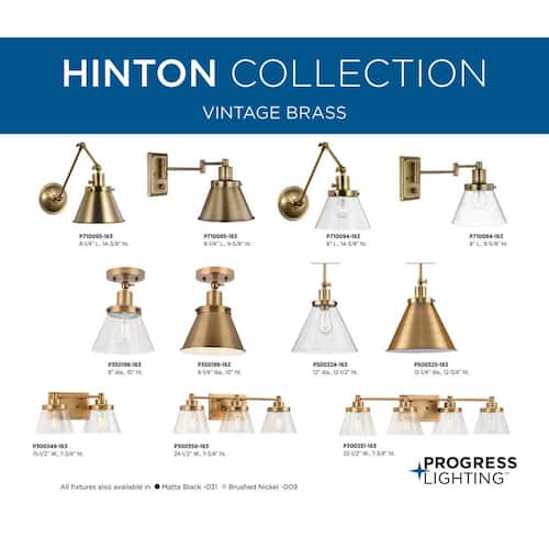 Hinton 1-Light Vintage Brass Seeded Glass Industrial Flush Mount Ceiling Light Flush Mount Ceiling Lights