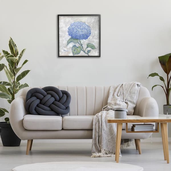 Stupell Industries Round Blue Country Hydrangea by Paul