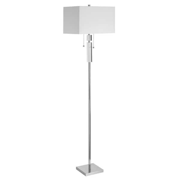 Filament Design Hodson 60 in. Polished Chrome Floor Lamp