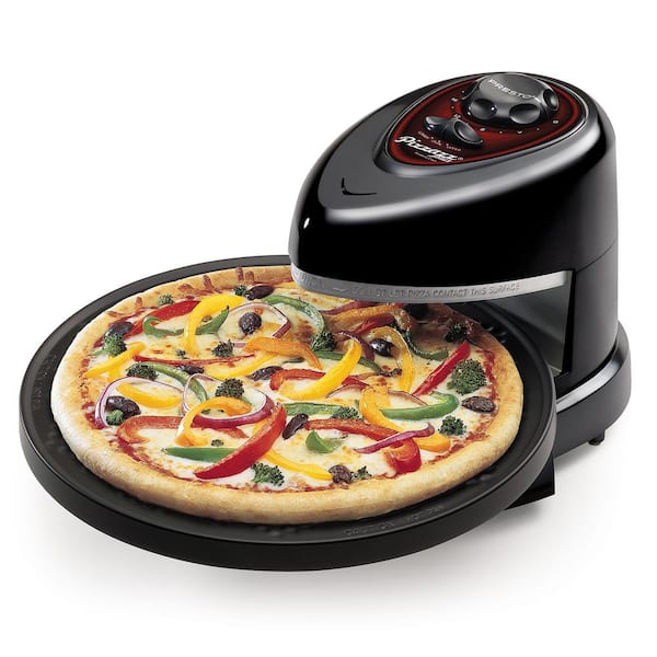 Pizzazz Plus Rotating Pizza Black Oven 1235 Watts with Built-In Timer