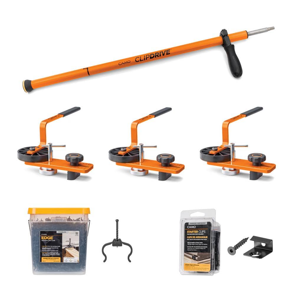 CAMO DeckinaBox Universal Hidden Deck Clips Deck Fastening Kit 500