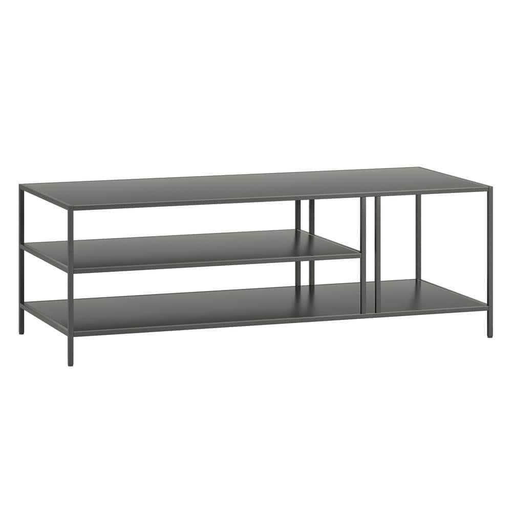 Meyer&Cross Cortland 48 in. Gunmetal Gray Rectangle Metal Top Coffee ...