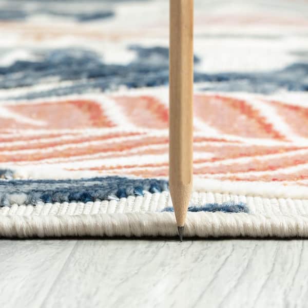 Tropic Multi-Color 8 ft. x 10 ft. Floral Indoor/Outdoor Area Rug