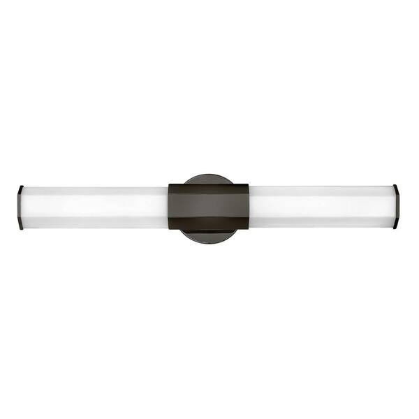 HINKLEY Facet 32.00-Watt Integrated Led Black Oxide Integrated Led Bath Light