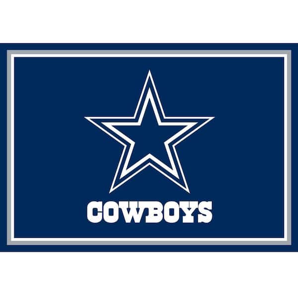 Imperial Dallas Cowboys Blue 3x4ft Team Logo nylon Rectangle Area Rug
