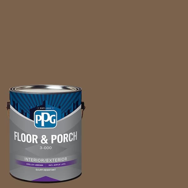 1 gal. PPG1085-7 Fig Branches Satin Interior/Exterior Floor and Porch Paint