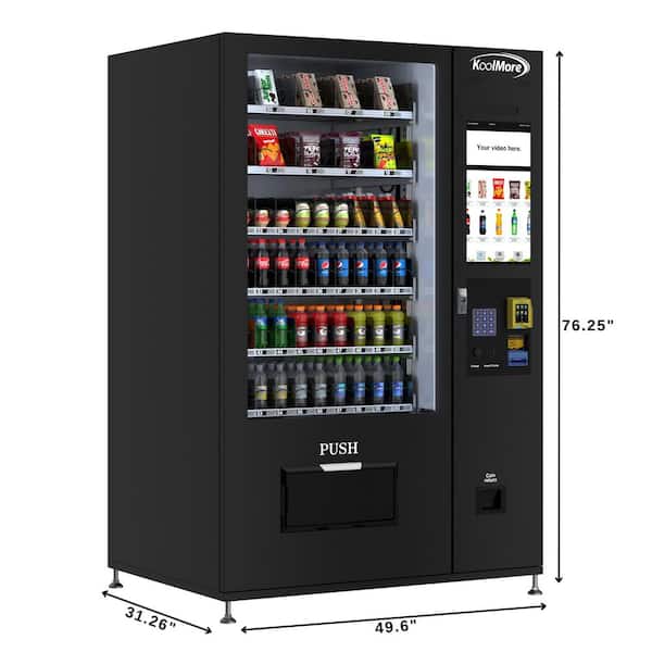 Koolmore 51 in. Refrigerated Vending Machine, 60 Slots and 22 in