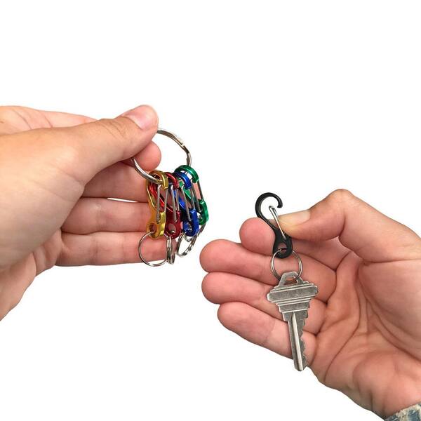 Lucky Line Products Mini ID Clips, Assorted, 25 per Jar 45925
