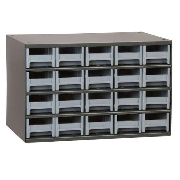 Akro-Mils 20-Compartment Small Parts Steel Cabinet Small Parts Organizer (1-Pack)