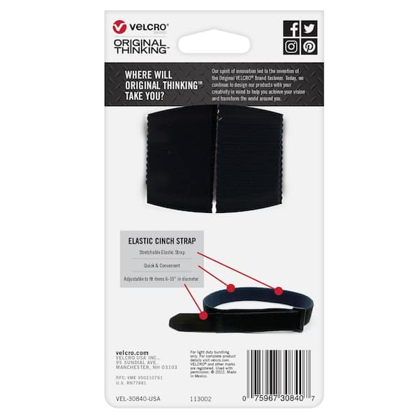 VELCRO 3 ft. x 2 in. Velstrap Straps (2-Pack) 90440 - The Home Depot