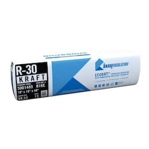 R-30 EcoBatt Kraft Faced Fiberglass Insulation Batt 16 in. x 48 in. x 10 in.