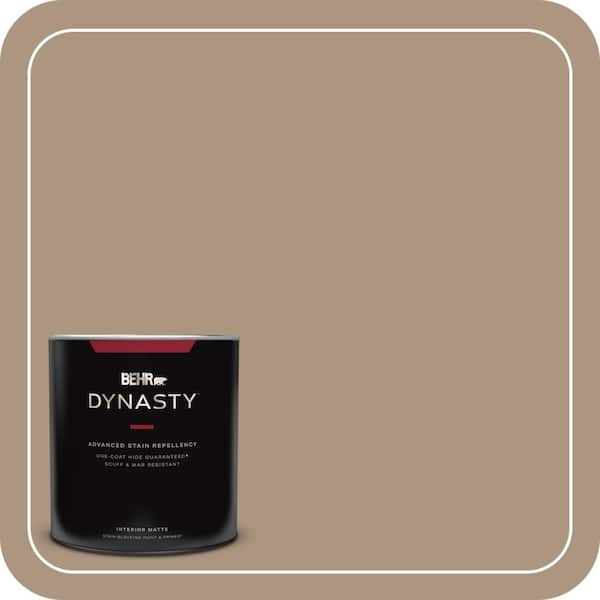 BEHR DYNASTY 1 qt. #HDC-SP14-5 Mocha Tan Matte Interior Stain-Blocking Paint and Primer