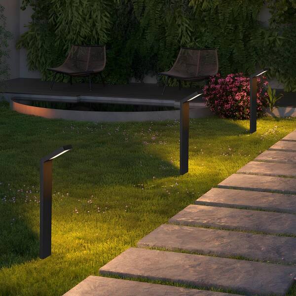 Leonlite 12-Pack LED 12-24V AC/DC Low Voltage Landscape Lights, 4.5W 360lm Ground Lights, 2700K Soft White Garden Light Outdoor Waterproof, Step Light