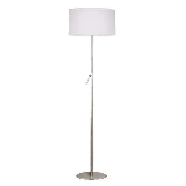 Kenroy Home Propel 50-68 in. Brushed Steel Floor Lamp