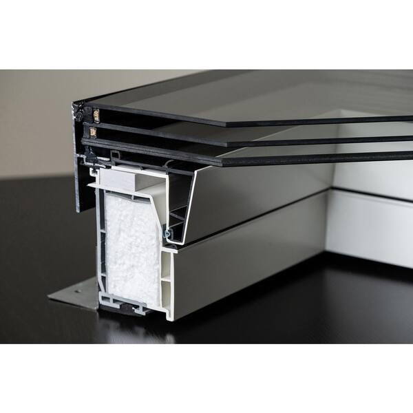 Infinity Skylight Fakro PDS 30-1/16in x 37-7/8 in Solar Powered Venting Deck-Mounted ...