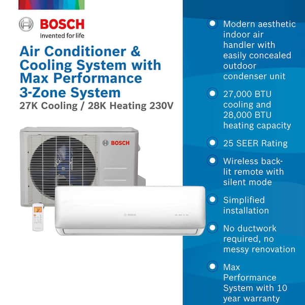 Mini Split Air Conditioner Concealable Condensation Pump discharge head 33 feet 