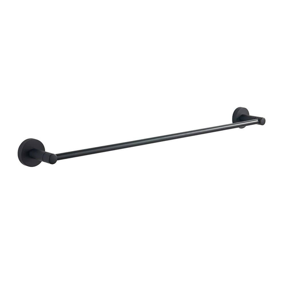 Azure 31.57 in. Wall Mounted Towel Bar-Matte Black Finish price history on PriceWatchPro