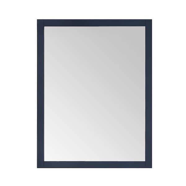 OVE Decors Tahoe 28 in. W x 36 in. H Framed Wall Mirror in Midnight Blue