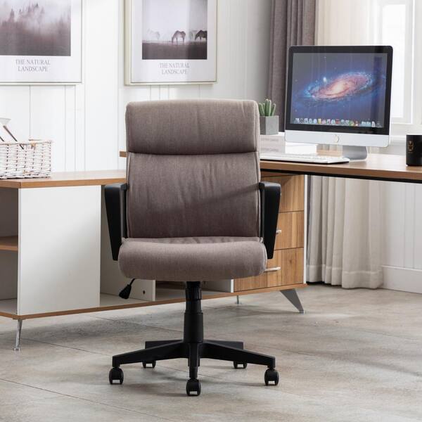 Light Brown Upholstery Spring Cushion Executive Chair AF2140 - The