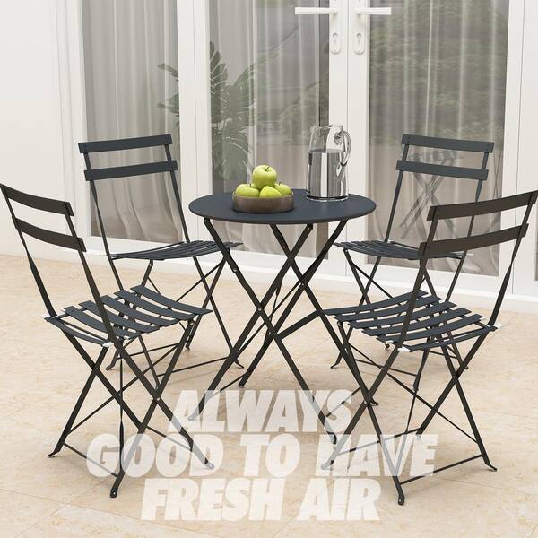 5 piece folding bistro set