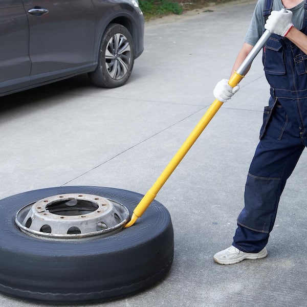 Tire Bead Breaker Slide Hammer 46.3 in. L Tire Slide Hammer Steel Tire Changing Tool for Car Truck Trailer Tire Removal