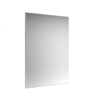 Silver 36 in. W x 60 in. H Rectangle Metal Framed Wall Mirror