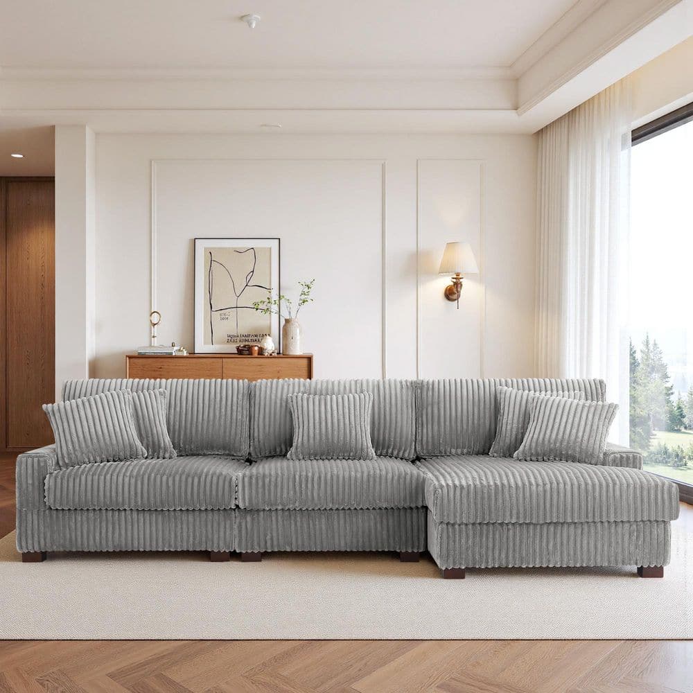 GFRIEND シンビ　クッション light-gray-uixe-sectional-