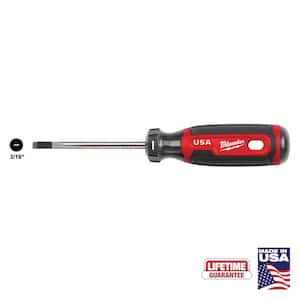 3 in. x 3/16 in. Cabinet Screwdriver with Cushion Grip