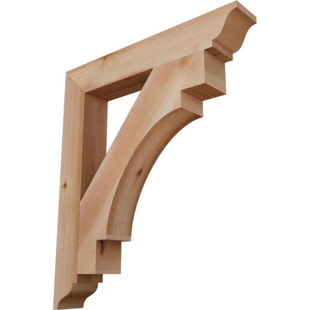 3.5 in. x 30 in. x 26 in. Western Red Cedar Merced Traditional Smooth Bracket price history on PriceWatchPro