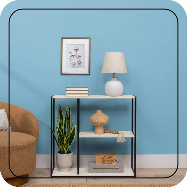 BEHR 1 qt. #M490-4 Frisky Blue Interior Chalk Finish Paint 710004