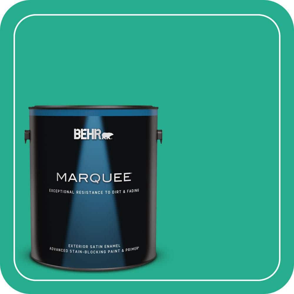 1 gal. #P430-5 Enchanted Wells Satin Enamel Exterior Paint & Primer price history on PriceWatchPro