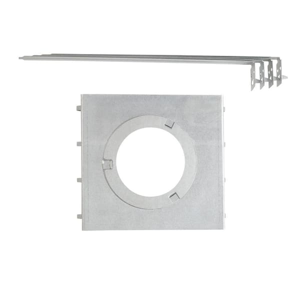 Globe Electric All in One 7 in. New Recessed Construction Mounting Plate with Hanger Bars