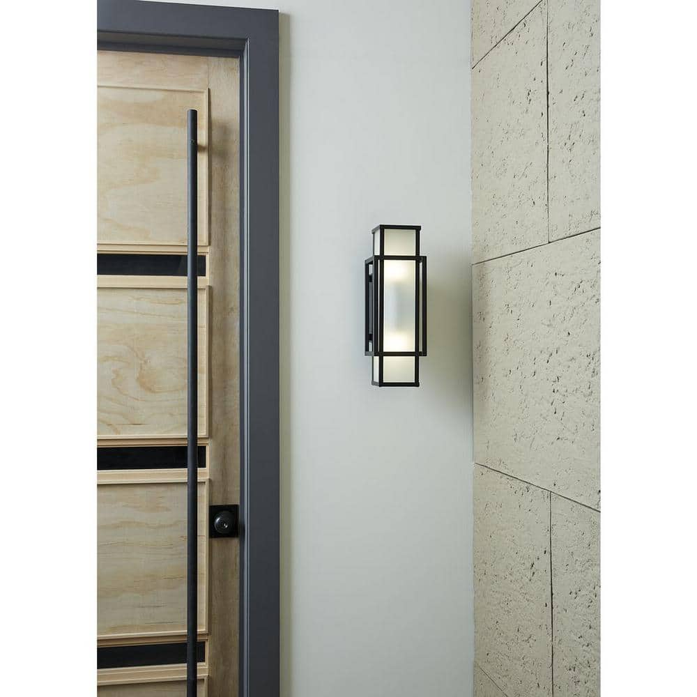 Matte Black Dimmable Direct Wired Electric Lantern