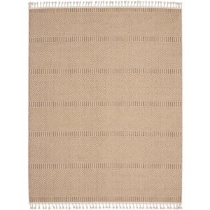 Paxton Mocha 9 ft. x 12 ft. Geometric Contemporary Area Rug