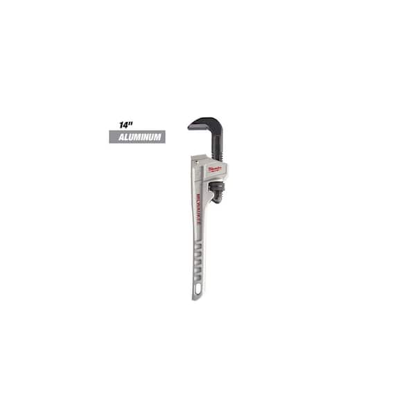 Milwaukee - 14 in. and 24 in. Aluminum Pipe Wrench Set (2-Tool)