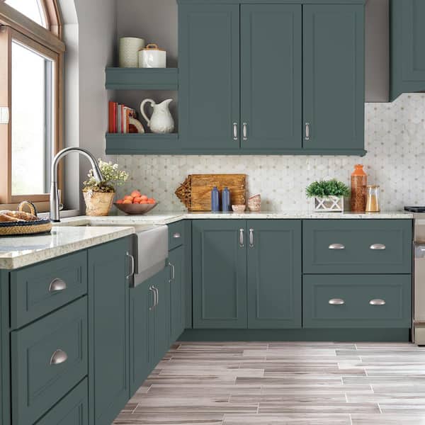 1 gal. #N440-6 Brooklyn Satin Enamel Interior/Exterior Cabinet, Door & Trim Paint
