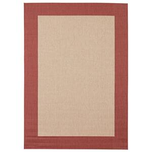 Robert Red 5 ft. x 7 ft. Indoor/Outdoor Area Rug