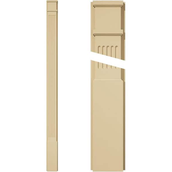 Ekena Millwork 2 in. D x 6 in. W x 90 in. L Primed Polyurethane Pilaster 1- Pack