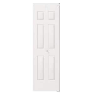 TENONER 48 in. x 80 in. White Primed 2-Panel Molded Hollow Core ...