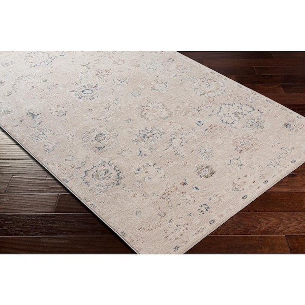 Augustin Cream Doormat 2 ft. x 4 ft. Traditional Indoor Area Rug